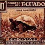 1936 Stamps Centenario Visita Darwin a Galapagos