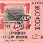 1961 III Exposicion Filatelica Nacional, Quito