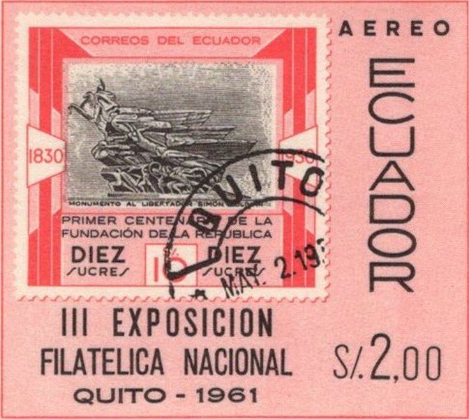 1961 III Exposicion Filatelica Nacional, Quito