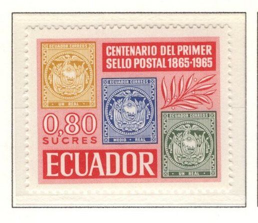 How to easily identify the early stamps of Ecuador 1865 to 1872