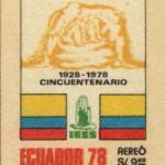 1978 Cincuentenario Instituto Ecuatoriano de Seguridad Social