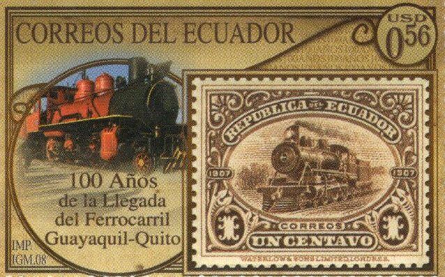 2008 100 Años de la Llegada del Ferrocarril, Guayaquil-Quito