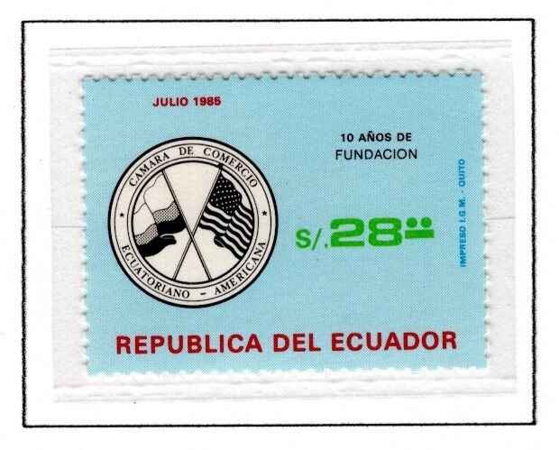 ecuador 1986 scott 1084