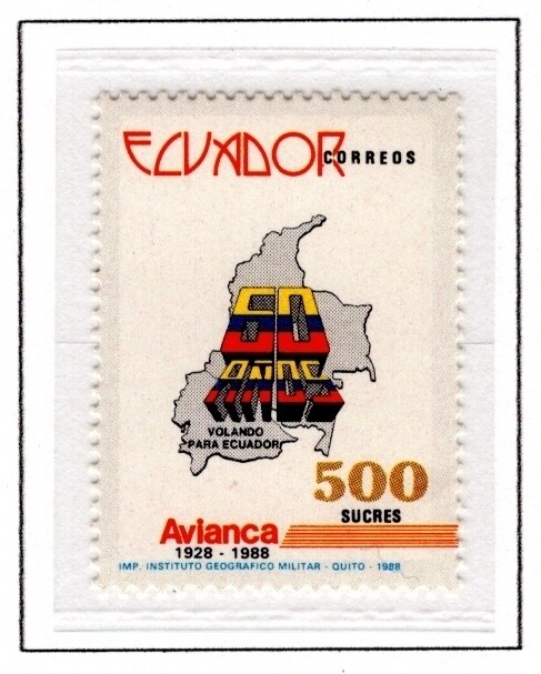 ecuador 1988 scott 1170