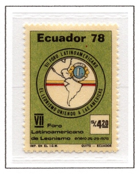 Ecuador 1978 Scott969