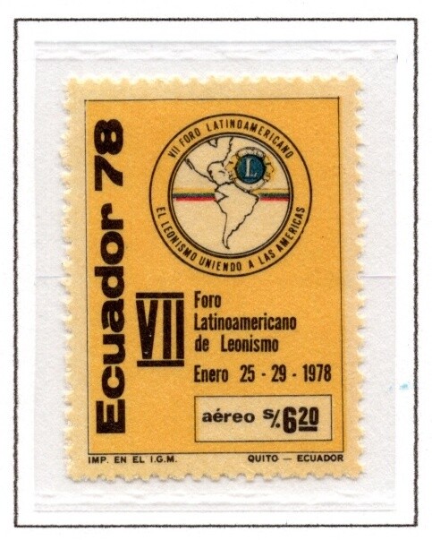 Ecuador 1978 ScottC622