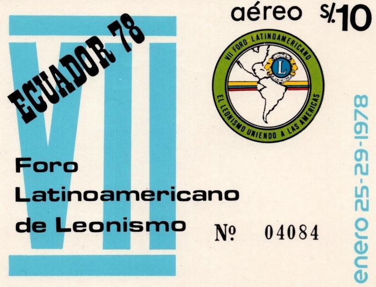 1978 Foro Latinoamericano de Leonismo