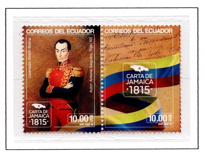 Ecuador 2016 Scott 2182a b