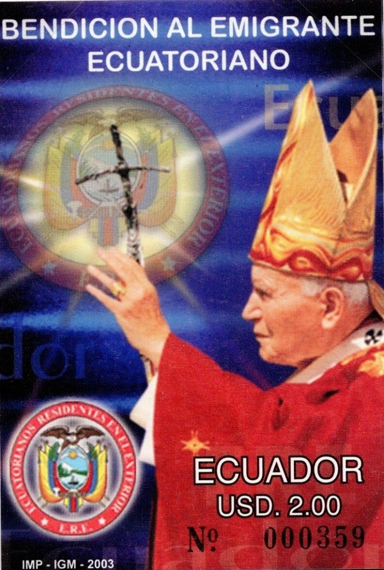 2003 Bendicion al Imigrante Ecuatoriano
