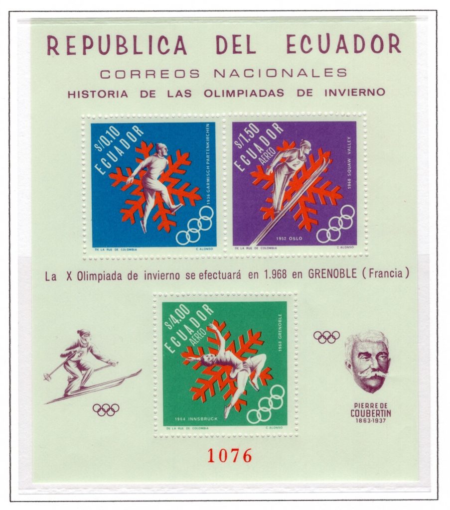 Ecuador 1966 scott755 ef