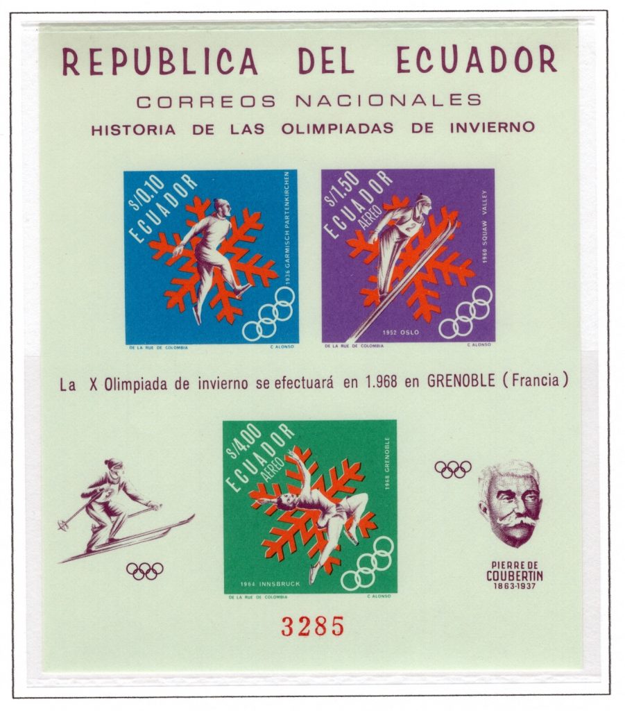 Ecuador 1966 scott755 efg