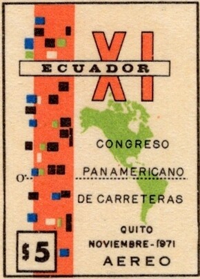 1971 Undecimo Congreso Panamericano de Carreteras