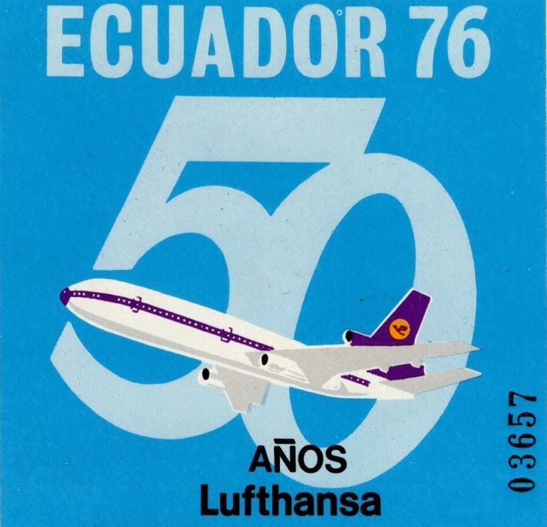 1975 50 Años Lufthansa