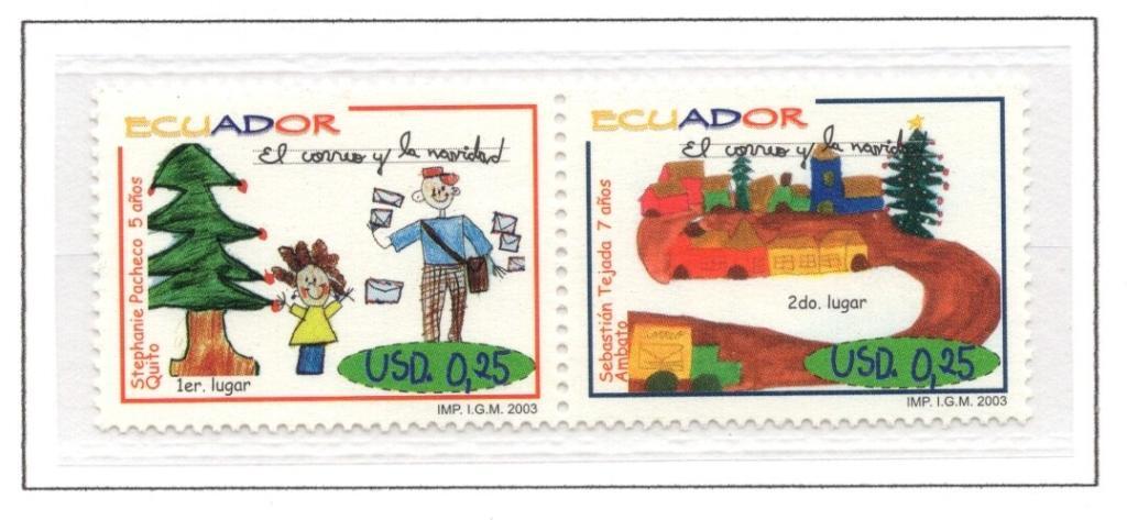 Ecuador 2003 Scott1691ab