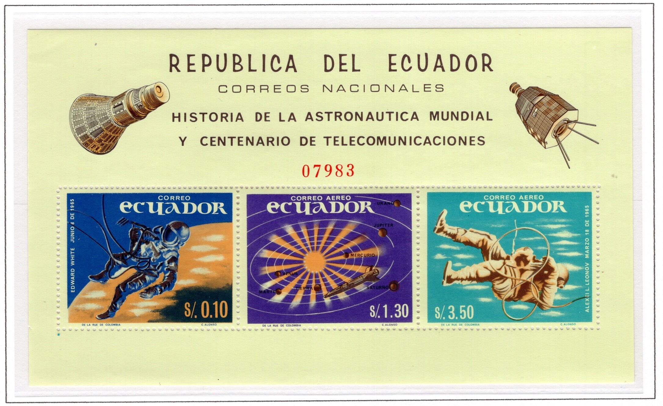 Ecuador 1966 Scott749f1