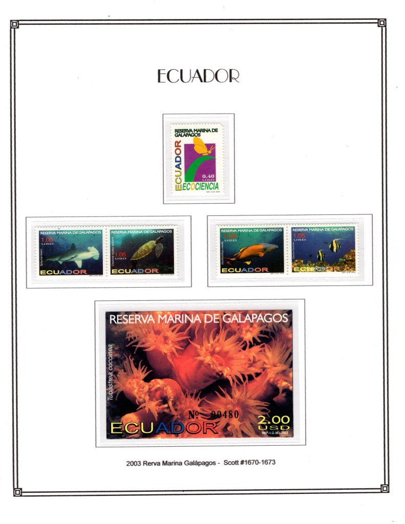 Ecuador 2003 Scott1670 1673