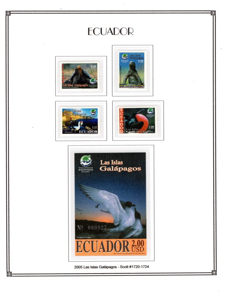 Ecuador 2005 Scott1720 1724