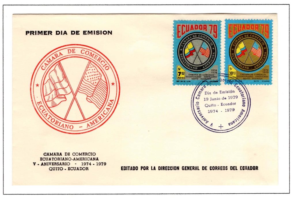 Ecuador 1979 1st day cover ScottC654 C655