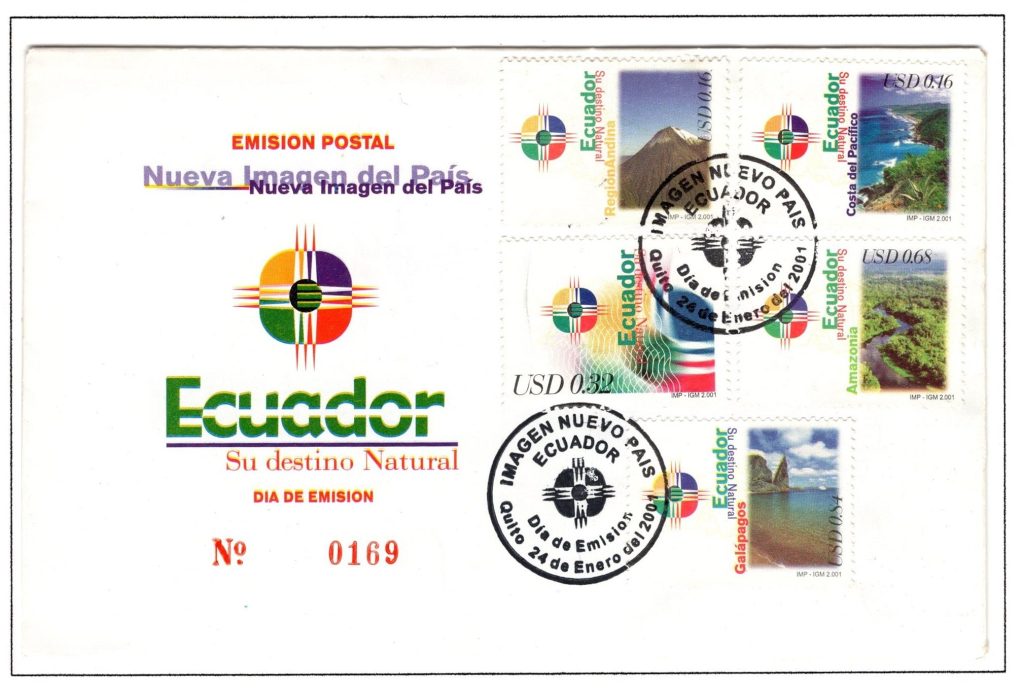 Ecuador 2001 FDC Scott1559a e