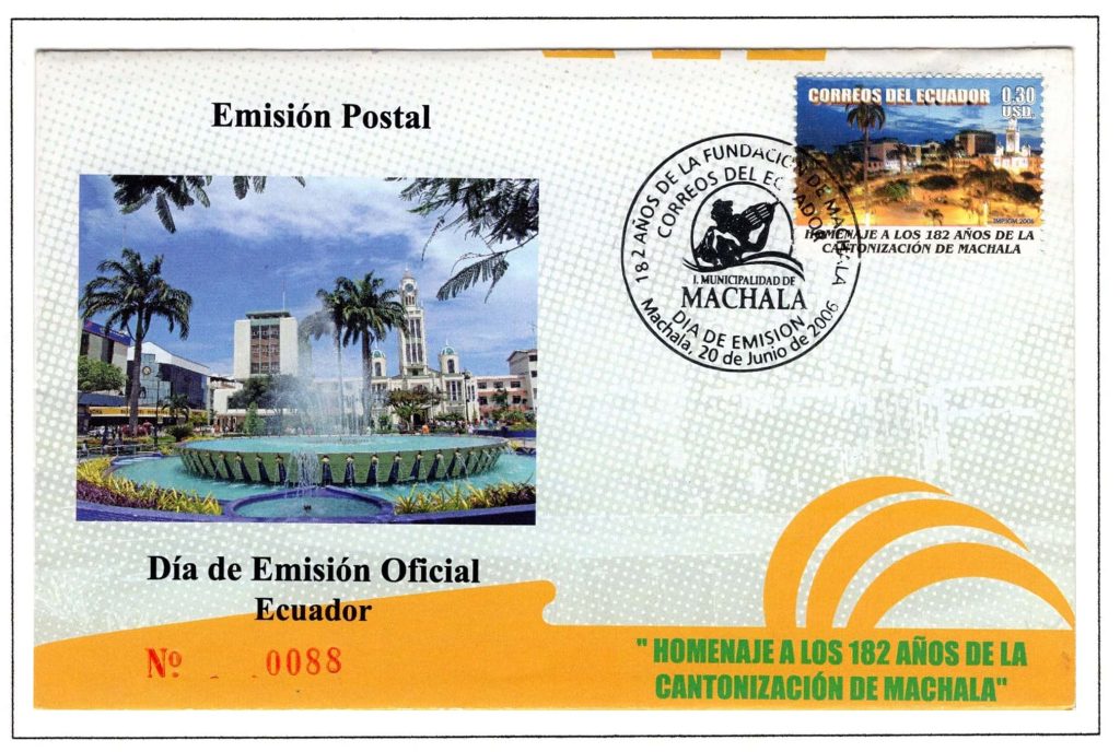 Ecuador 2006 FDC Scott#1800