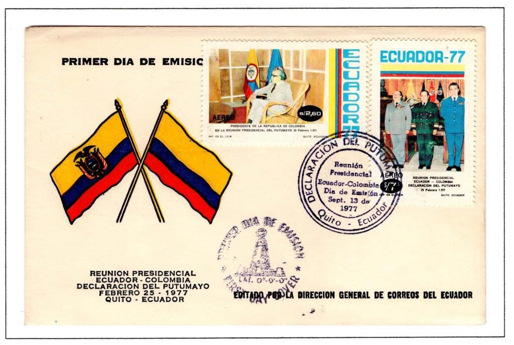 Ecuador 1977 FDC Scott#C598,C600