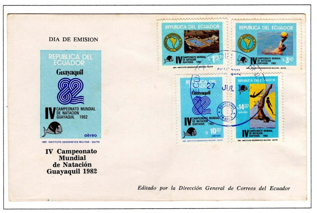 Ecuador 1982 FDC Scott#1027 1028,C736 C737