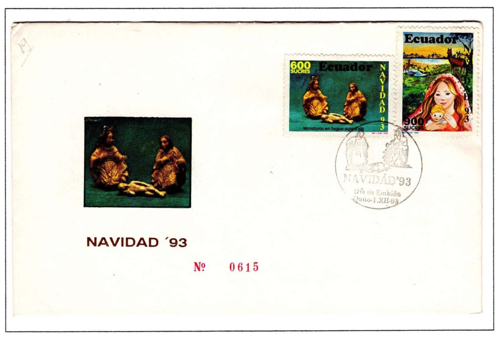 Ecuador 1993 FDC Scott#1326 1327
