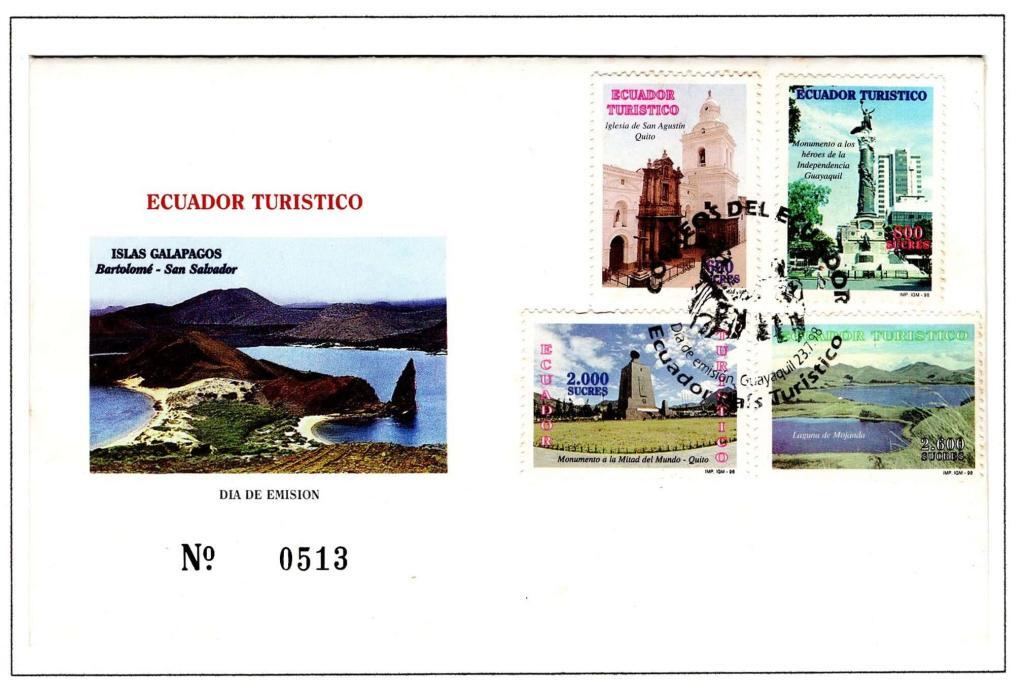 Ecuador 1998 FDC Scott#1464 1467