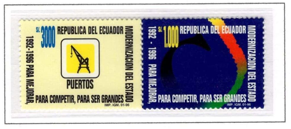 Ecuador 1996 Scott#1390b(a b)