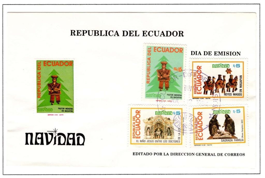 Ecuador 1984 FDC Scott#1043 1046