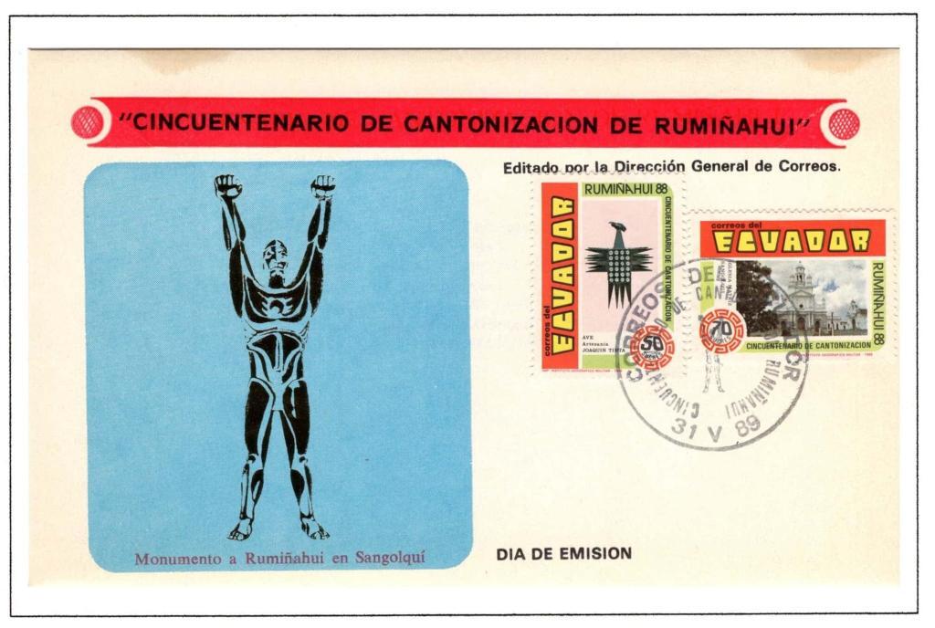 Ecuador 1989 FDC Scott #1196 1197