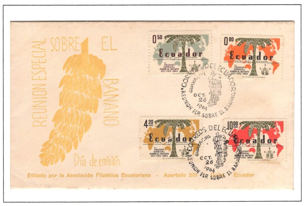 Ecuador 1964 FDC Scott#720 721,C427 C428a