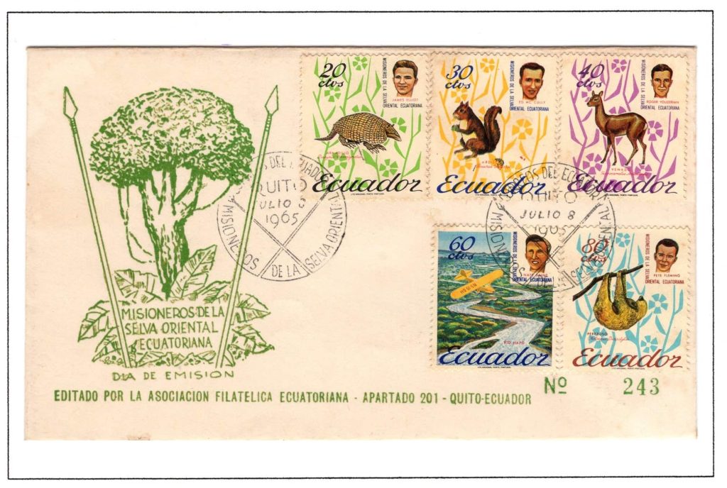 Ecuador 1965 FDC Scott#726 730