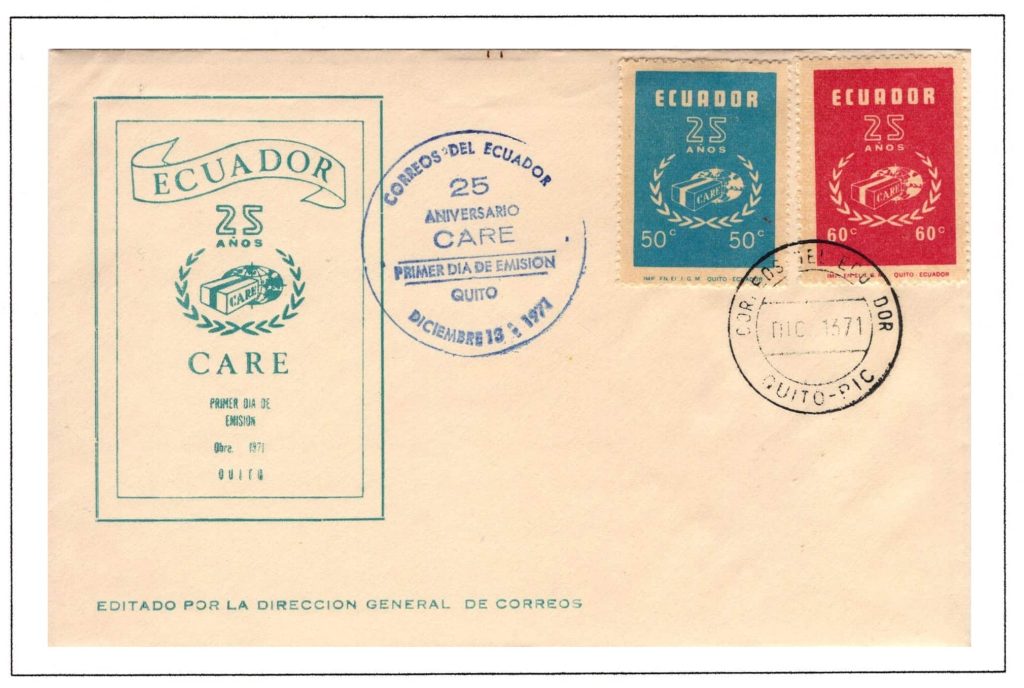 Ecuador 1971 FDC Scott#844 845